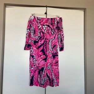Lilly Pulitzer off the shoulder dress